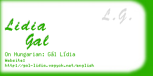 lidia gal business card